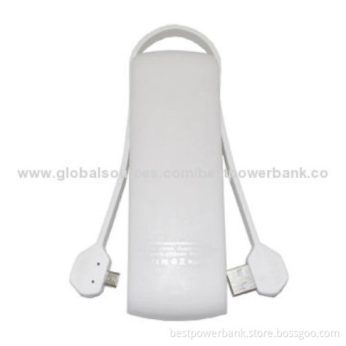 New Design Built-in Cable Mobile Power Bank with 4,500mAh Capacity, Easy to Carry
